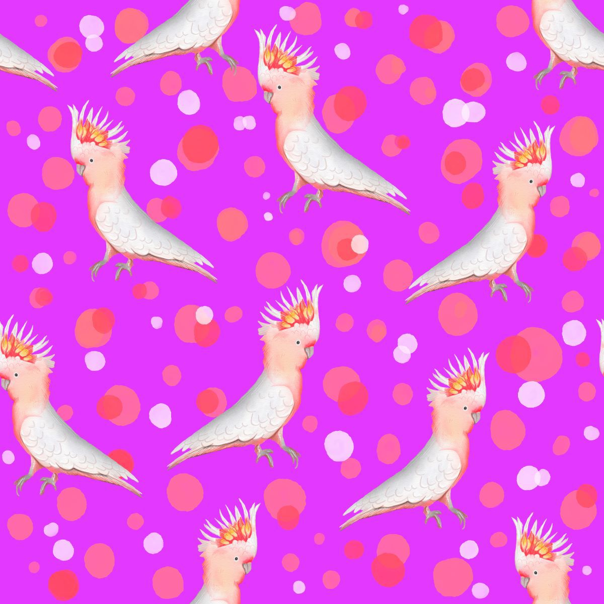 Flamin' Galahs (purple) by Deb McNaughton