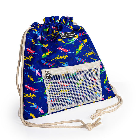 Koko' Swim Bag - Gecko Invasion Navy