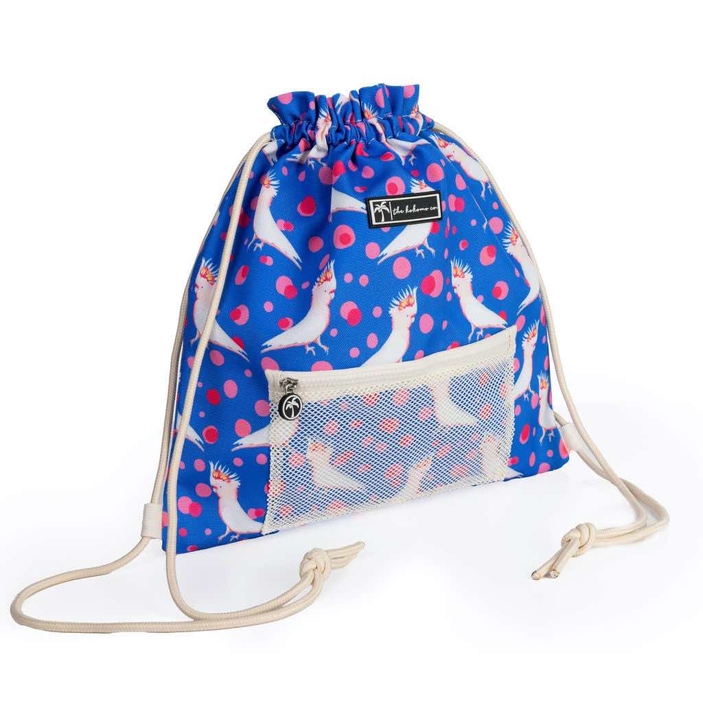 Koko' Swim Bag - Flamin' Galah Blue