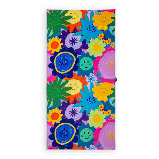 Koko' Beach Towel - Happy Flowers