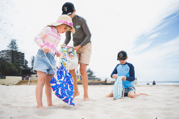 Koko' Swim Bag - Flamin' Galah Blue